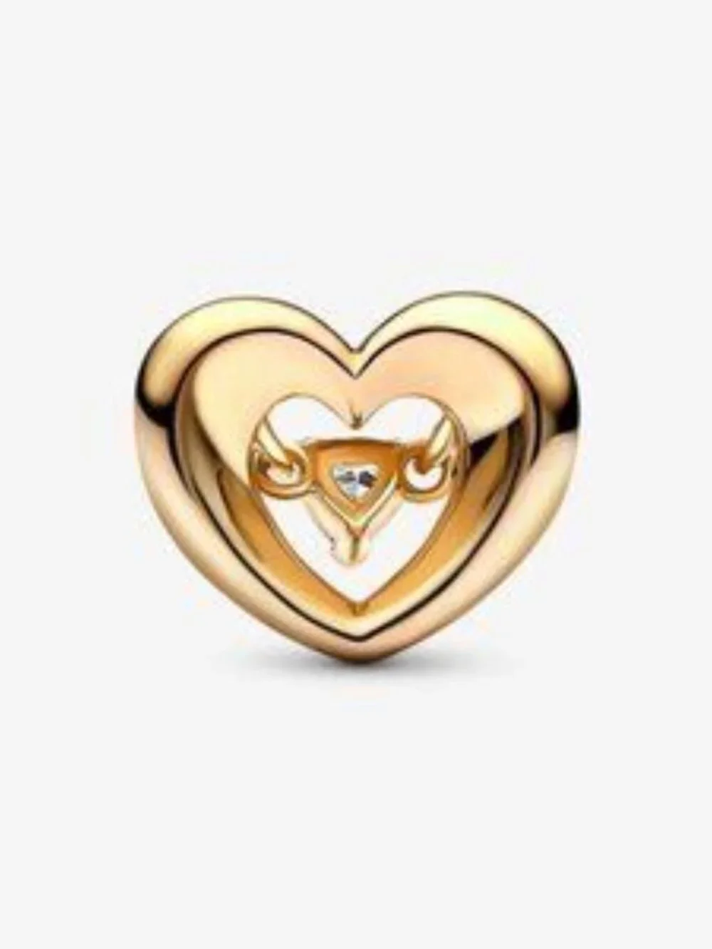Pandora Shine Radiant Heart & Floating Stone Charm